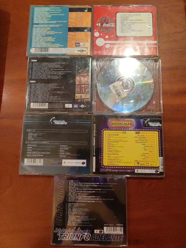 Confezione da 7 dischi Operación Triunfo