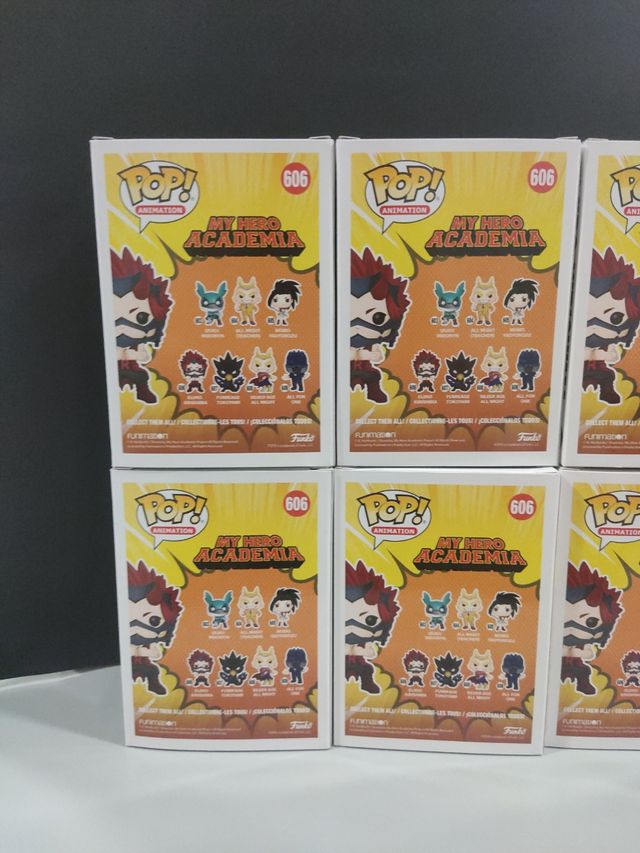 6 unidades Funko Pop My Hero Academia #606 Eijiro