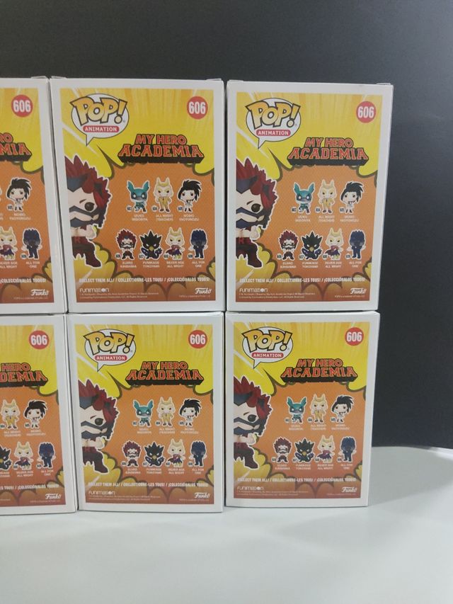 6 unidades Funko Pop My Hero Academia #606 Eijiro