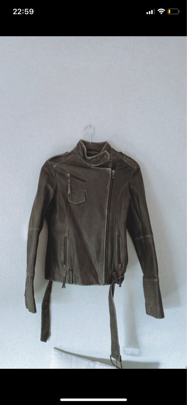 Chaqueta de cuero mujer