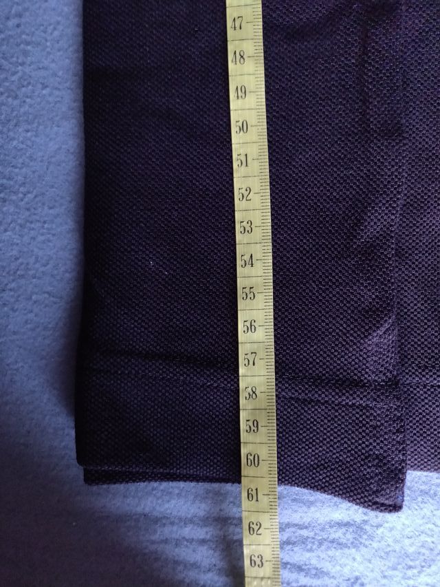 Polo negro hombre talla S