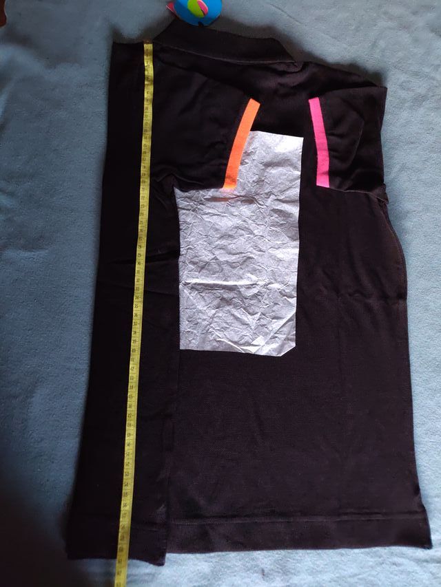 Polo negro hombre talla S
