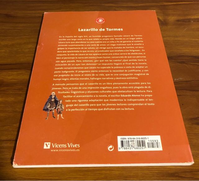 "Lazarillo de Tormes" adaptación de Vicens Vives