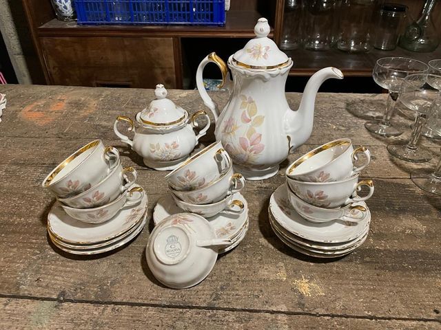 Juego de café antiguo