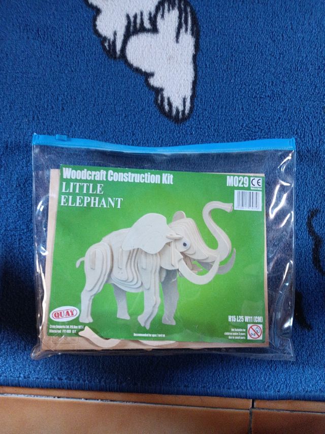 woodcraft construction kit little elephant