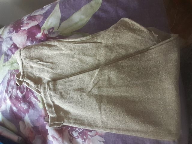pantalón tipo tela de saco