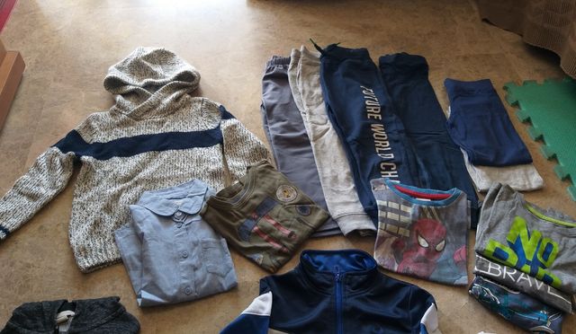 Pack ropa niño 3-4 años, 104cm. De regalo: guantes