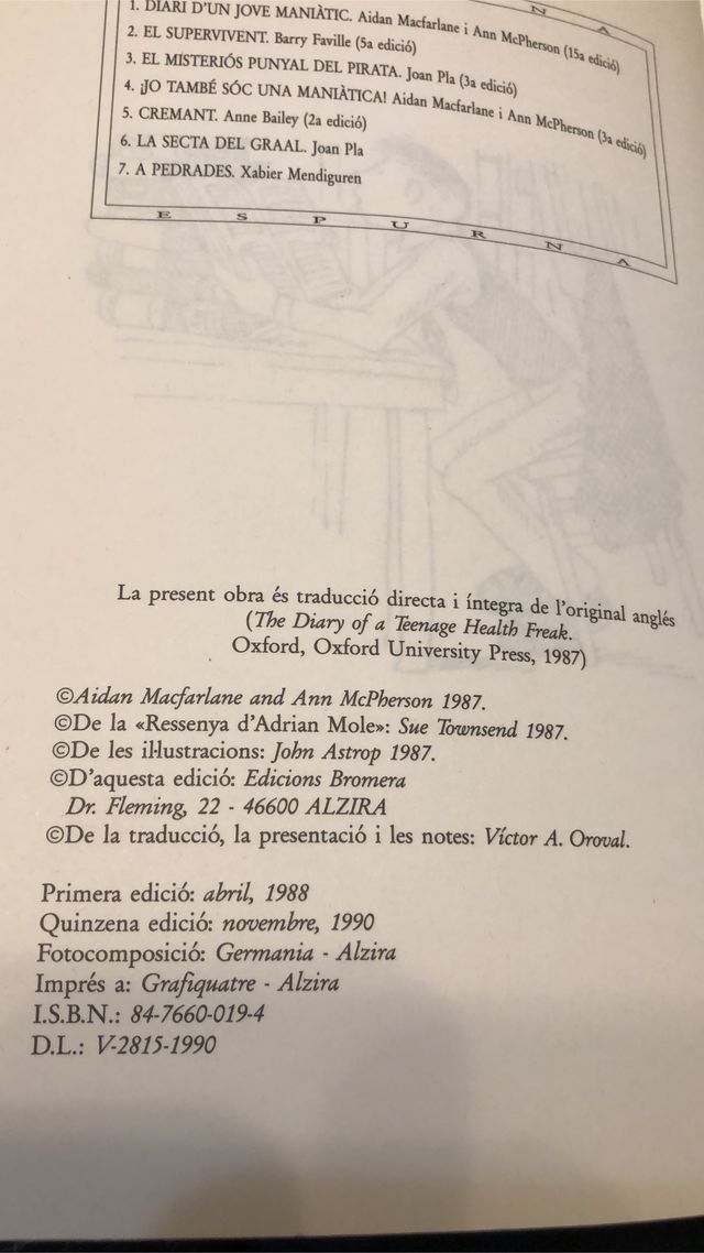 Diari d'un jove maniàtic