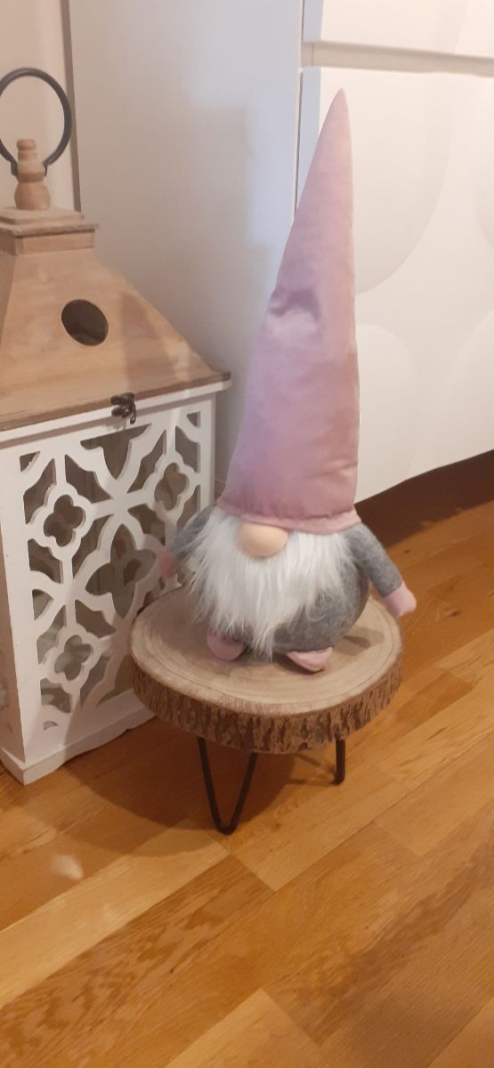 DUENDE NAVIDAD, ROSA 50 CM