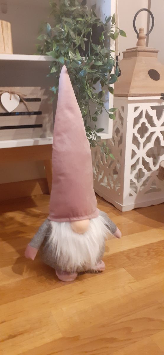 DUENDE NAVIDAD, ROSA 50 CM