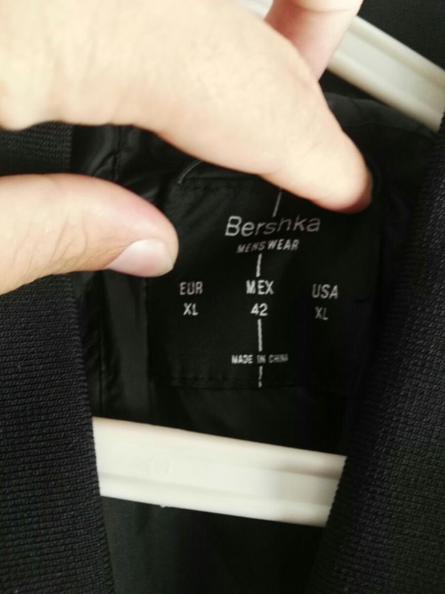 cazadora bomber larga