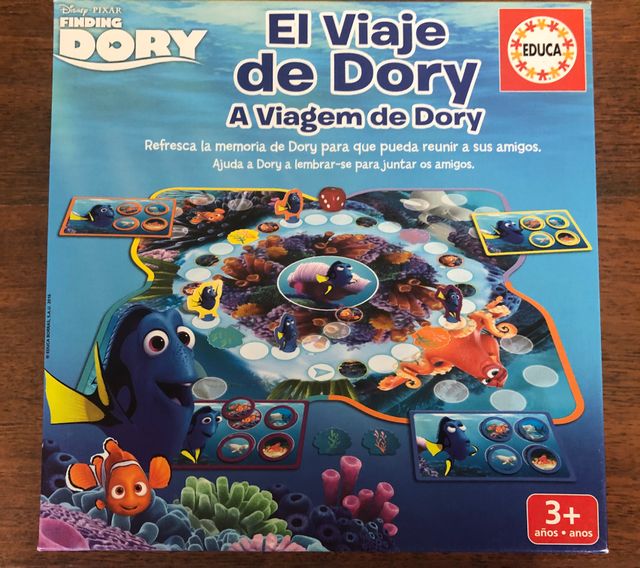 Juego de mesa el viaje de Dory