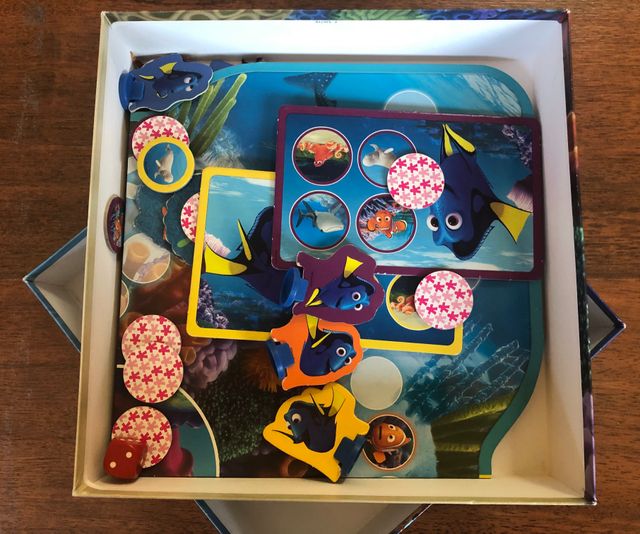 Juego de mesa el viaje de Dory