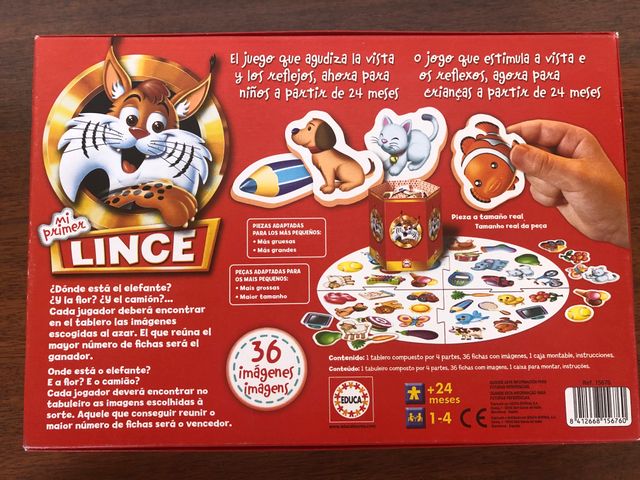Juego de mesa Lince de +24 meses.