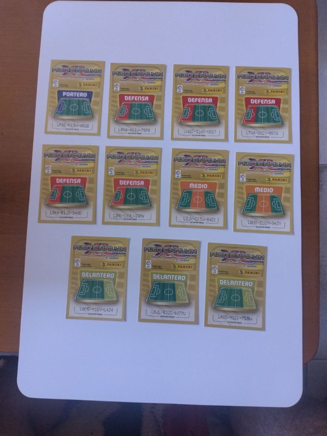 Lote de 11 cromos Atlethic