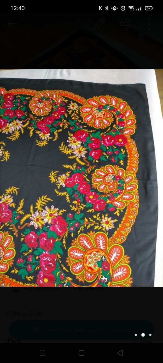 pañuelo traje regional