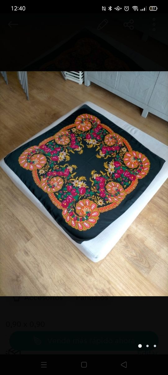 pañuelo traje regional