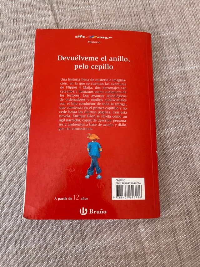 DEVUÉLVEME EL ANILLO, PELO CEPILLO - Bruño