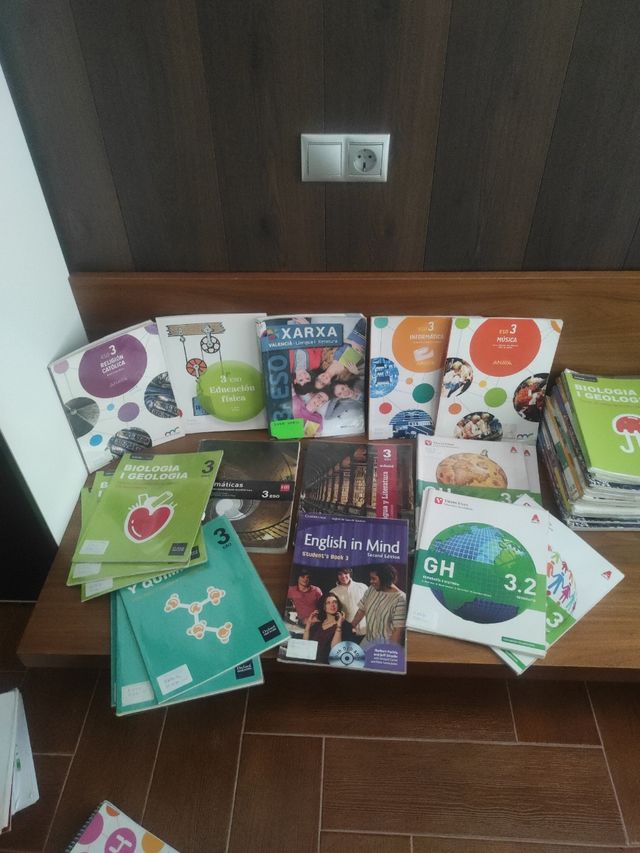 libros texto 3 Eso