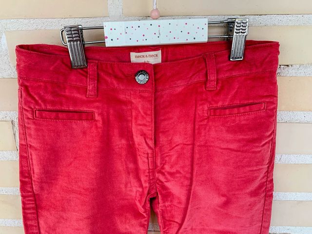 Pantalón niña terciopelo Neck & Neck 8-9 años