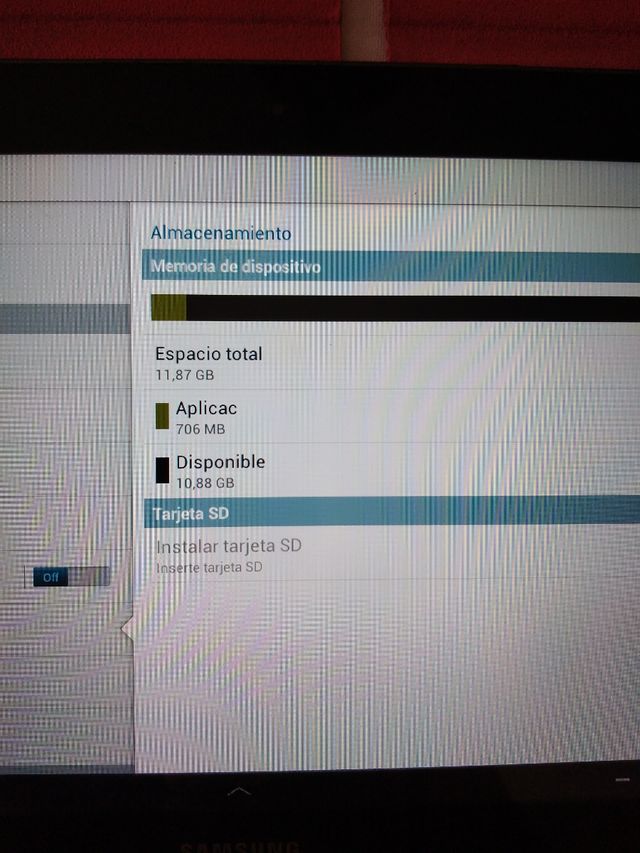 Sansung 10. 1 móvil tab 2