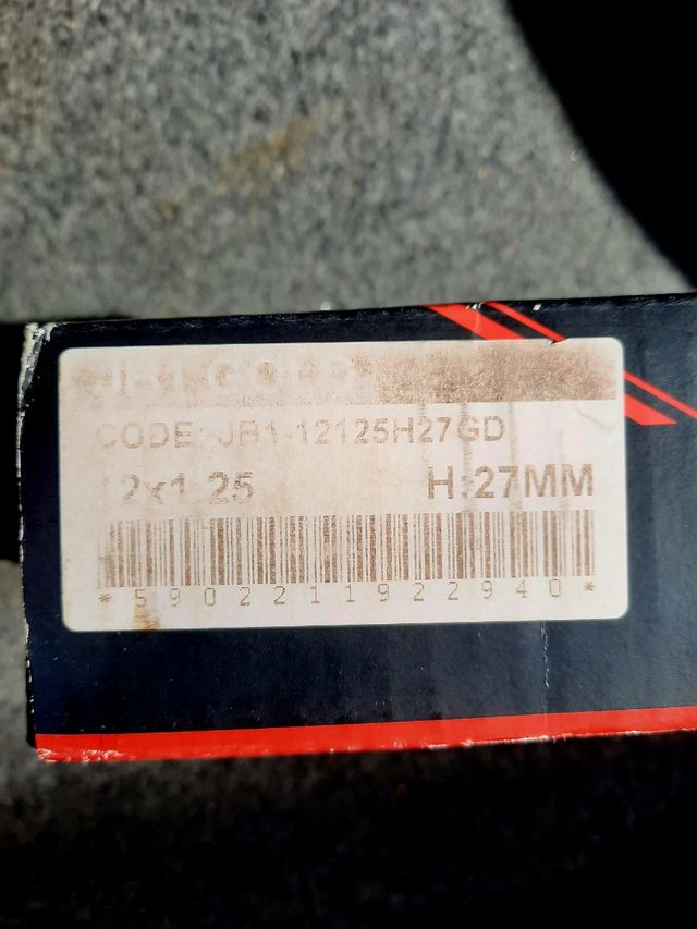 Tornillos Japan Racing M12 x 1,25