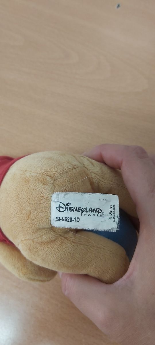 peluche winnie de pooh disneyland París