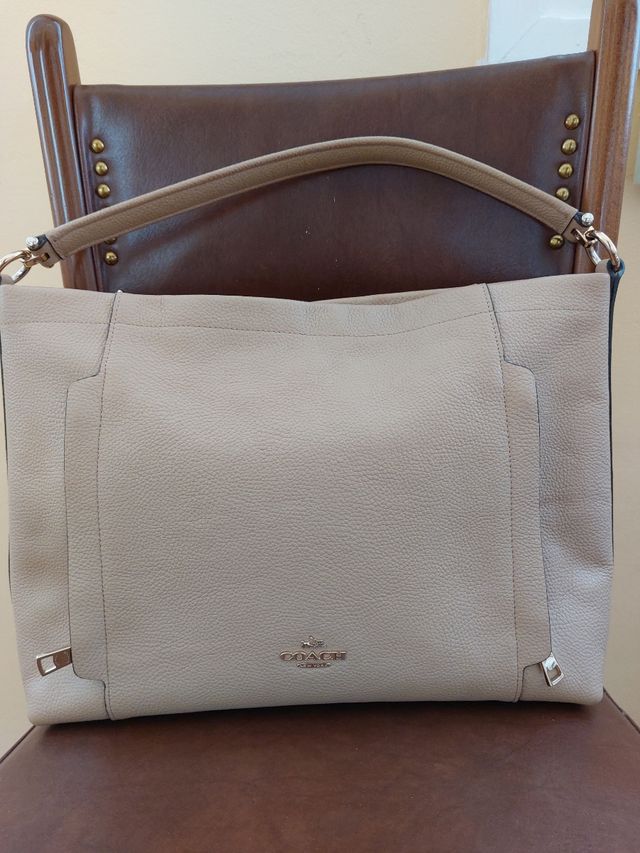 Bolso Coach beige