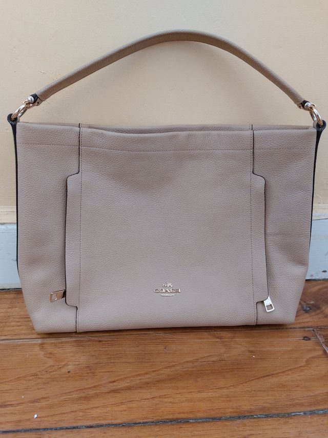 Bolso Coach beige