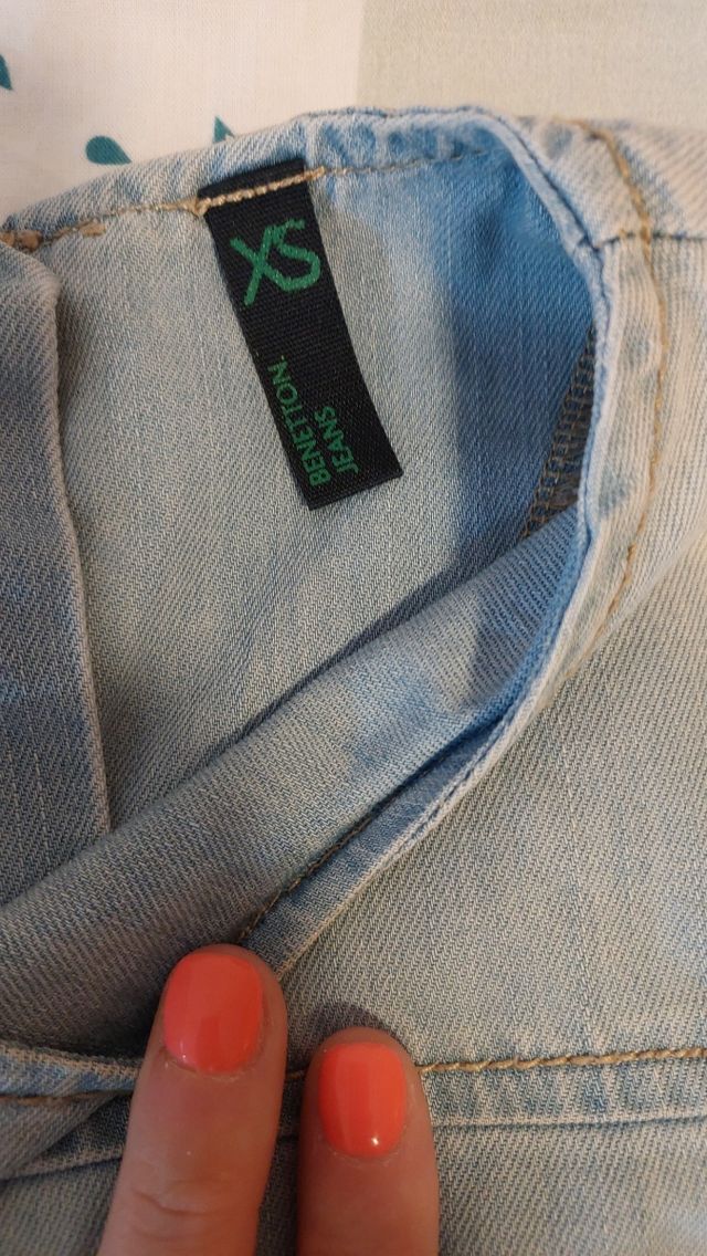 vestido vaquero niña benetton