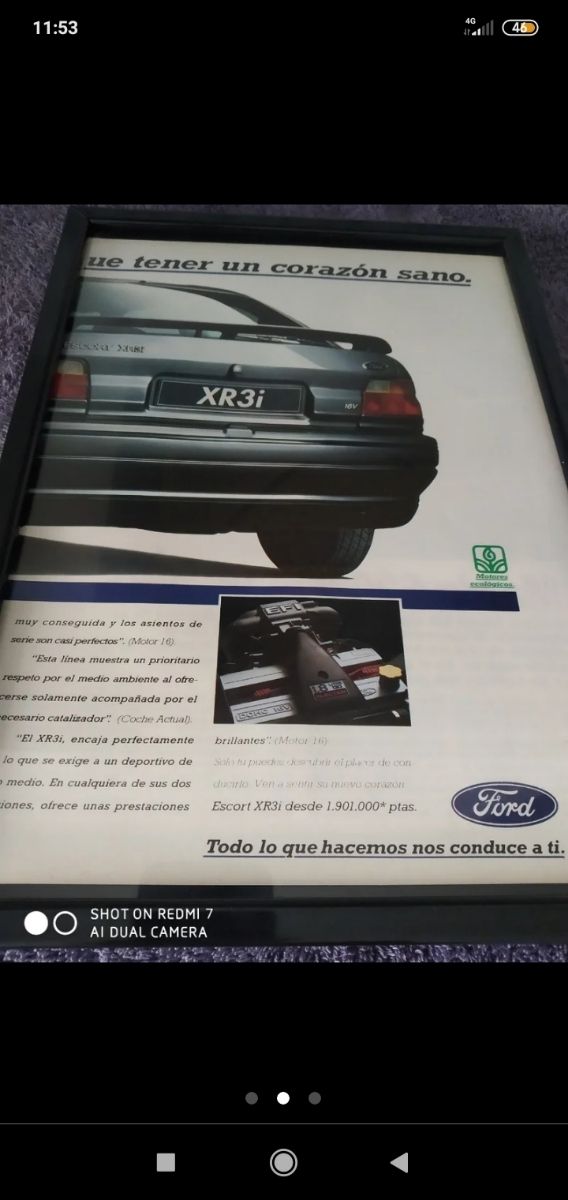 Ford Escort xr3 I cuadros