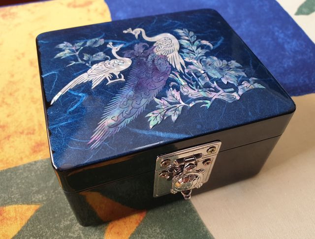 Joyero artesano coreano de madreperla