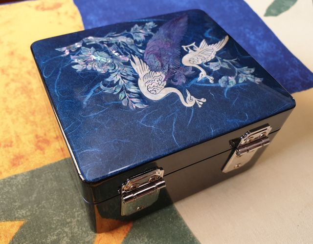 Joyero artesano coreano de madreperla