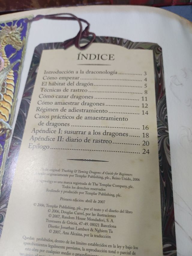 LIBRO "DRAGONES"