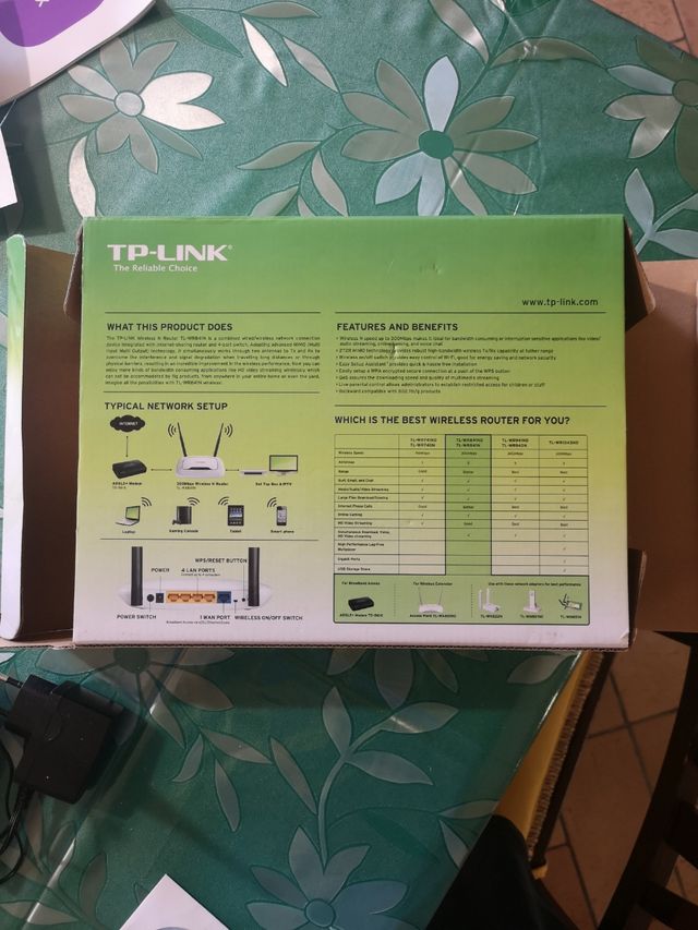 Router TP-LINK Wireless 300Mbps