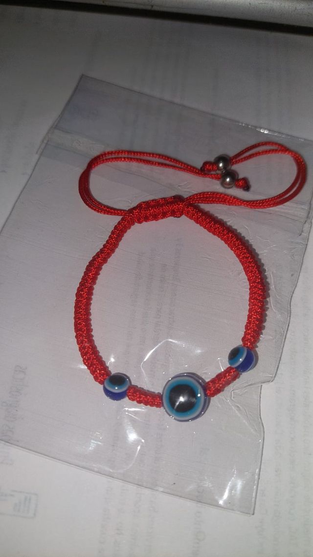 Pulsera Mal Ojo para Mujeres/Hombres -ROJA 7 NUDOS