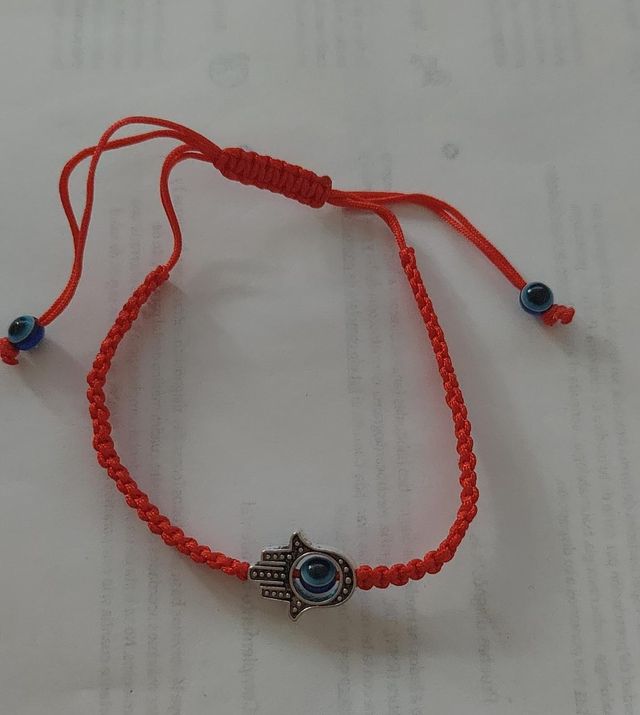 Pulsera Mal Ojo para Mujeres/Hombres -ROJA 7 NUDOS