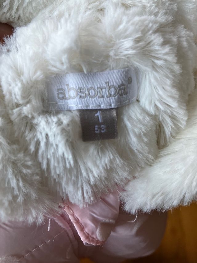 Buzo rosa marca Absorba talla 1 mes