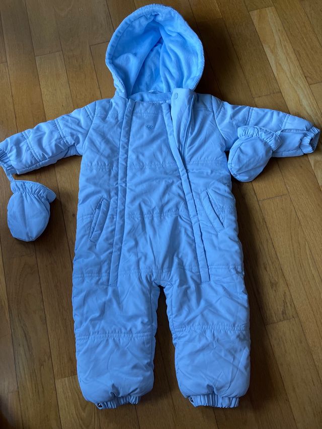 Buzo azul marca Dulces talla 6-12 meses