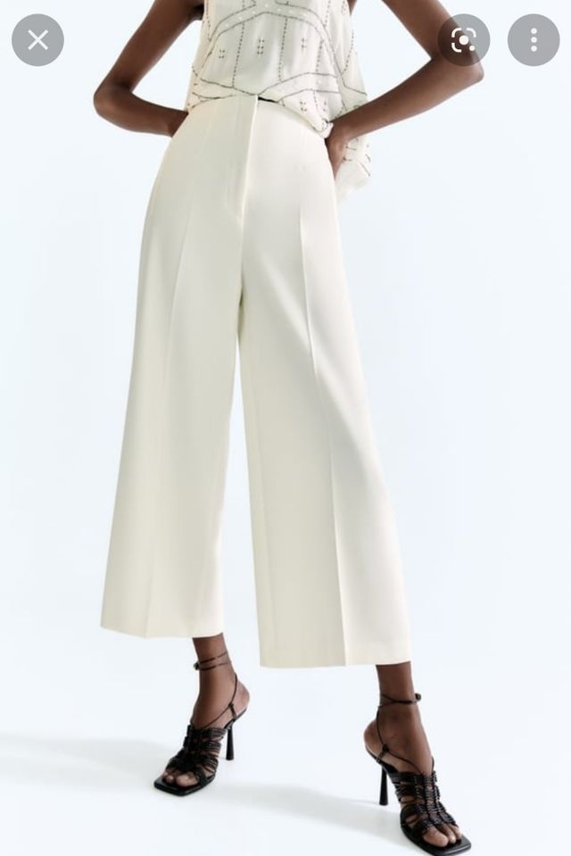Zara Pantalon Tiro Alto Y Top Zara Pantalon Tiro Alto Mujer Outfit