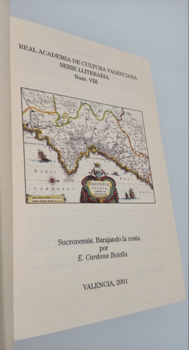 libro Barajando la costa,  Cultura Valenciana