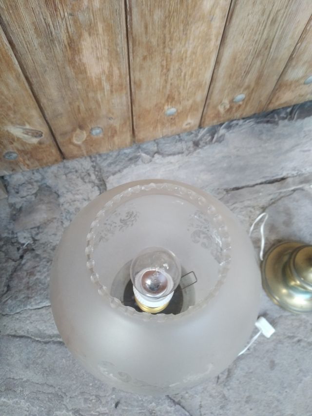 lote de lámparas.44 cm de altas.