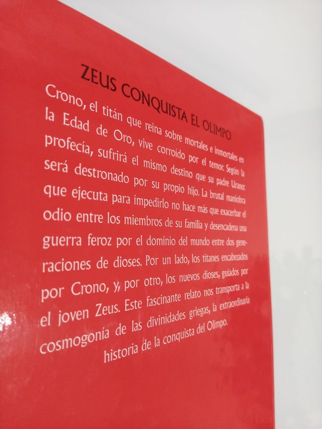 libro Zeus La conquista del Olimpo