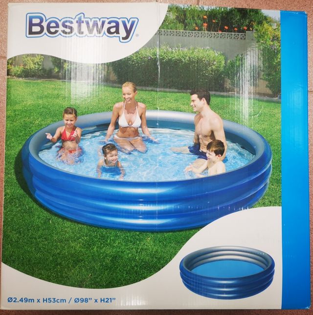 Piscina 2,5 m + bomba inflado