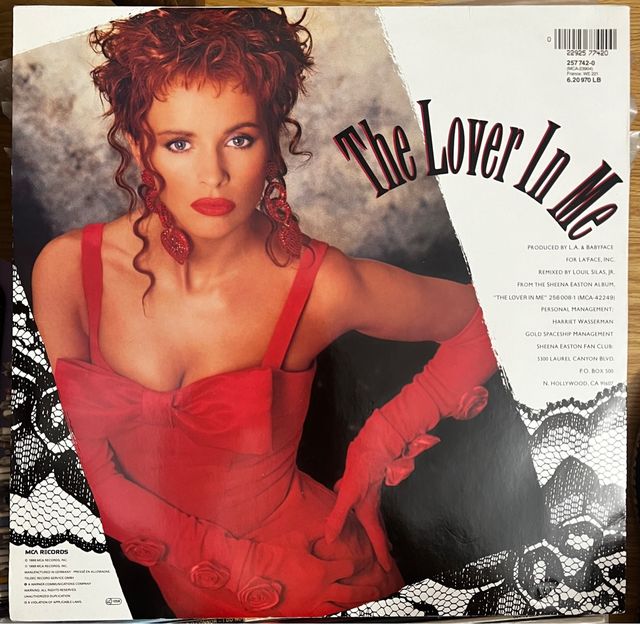 Sheena Easton - The lover in me - vinilo