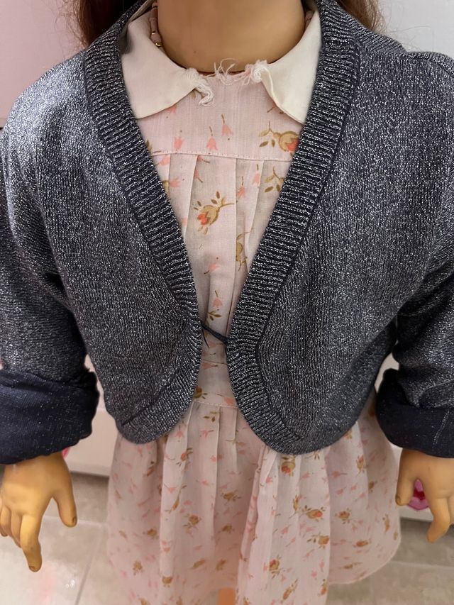 Chaqueta corta de brillantina