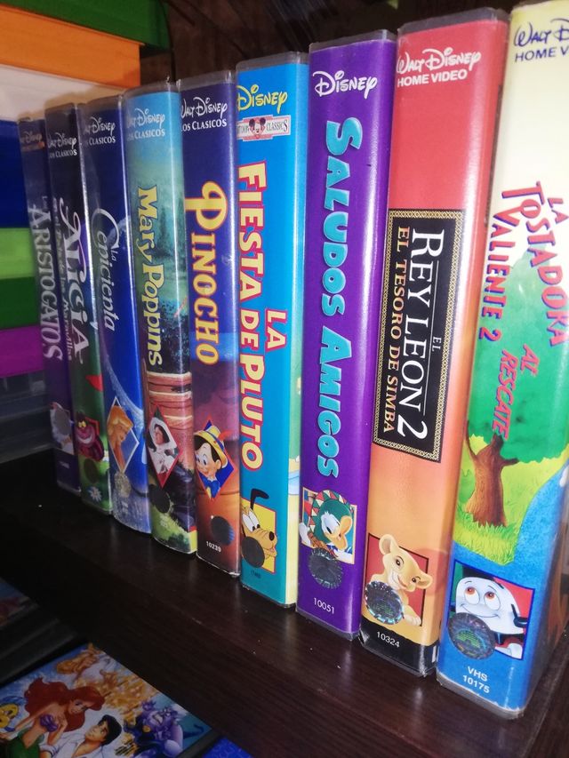 9 películas Disney originales vhs