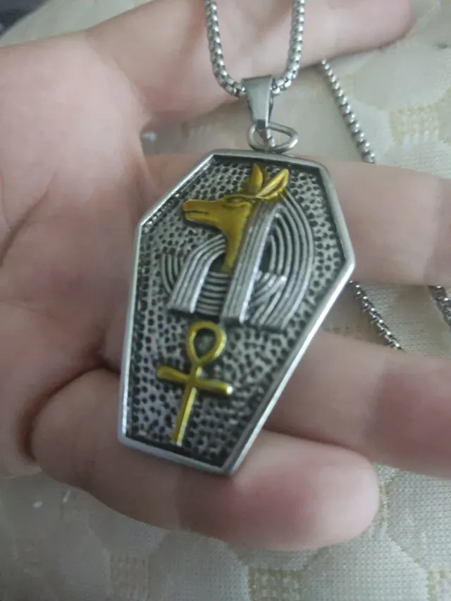 COLGANTE EGIPCIO DIOSA ANUBIS