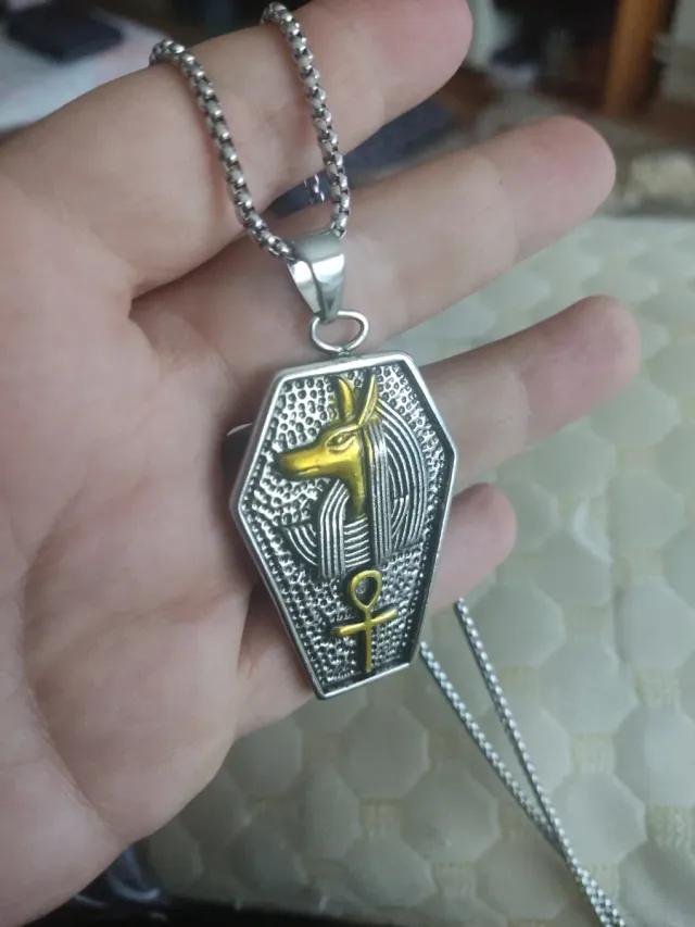 COLGANTE EGIPCIO DIOSA ANUBIS