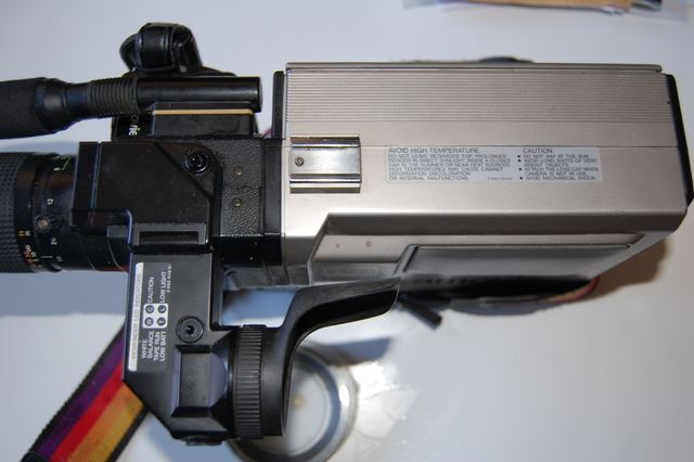 cámara de video vintage